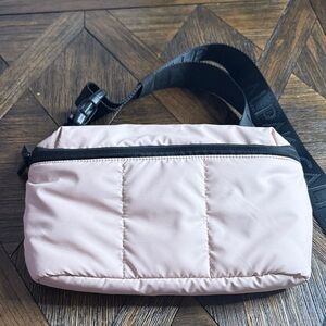 CALPAK Luka Belt Bag Rose Quartz | Lightweight Travel Crossbody
